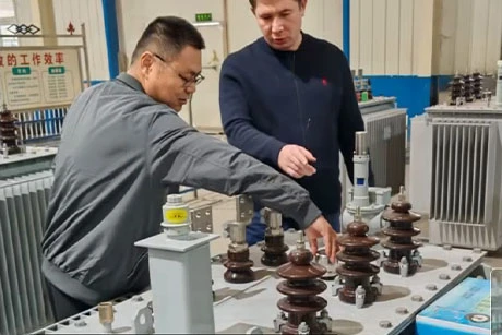 عملاء أذربيجانيون يزورون شركة Huarui Electric للتعاون في مجال معدات الطاقة